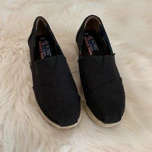 New Bobs Black Espadrilles size 6.5